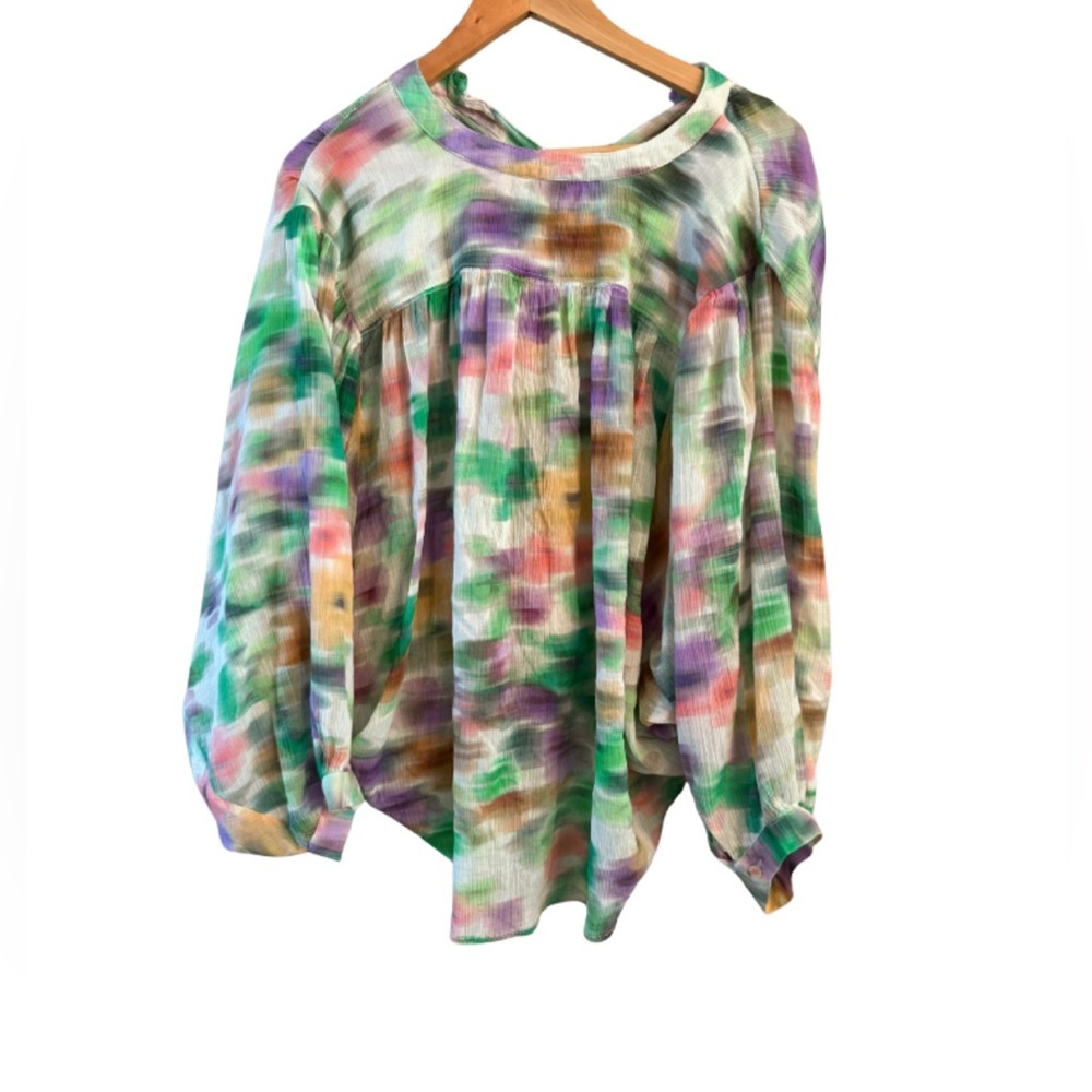 Anthropologie Pilcro Sidney Blouse Small Multicolored - Picture 5 of 9